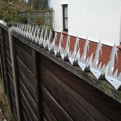 PVC طلاء شوكة طول 90 مم جدار الأمن المسامير لقمم السياج 1 م 1.25 م 1.5 م