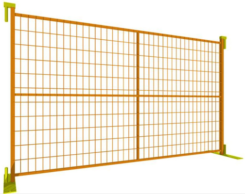 42 ميكرون لوحات سياج البناء المؤقتة الآمنة 2.1x2.4m