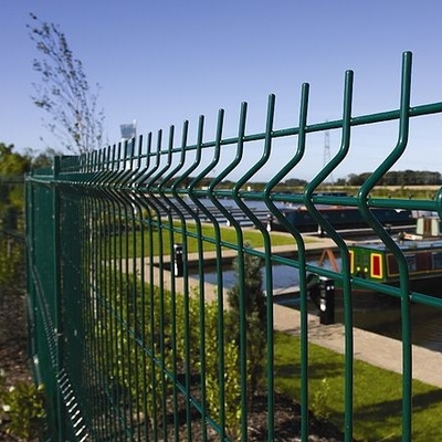 ألواح السياج الملحومة المصنوعة من الصلب المجلفن ثلاثي الأبعاد مقاس 50x200mm 50x150mm