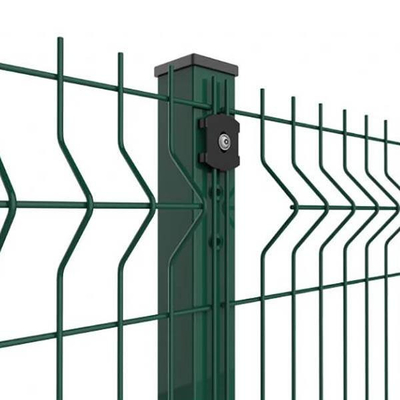 Anping TLWY Curved 3D Wire Mesh Fence Green المجلفن ODM OEM