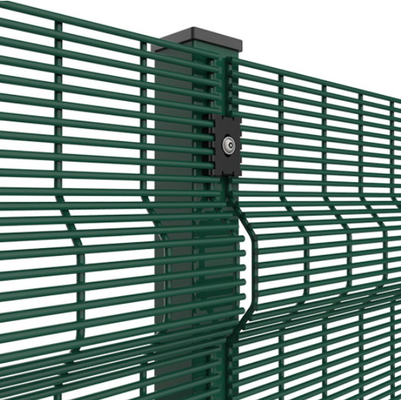 مقياس ثقيل 358 شبكة سياج ثقب صغير مضاد لتسلق السياج الأمني